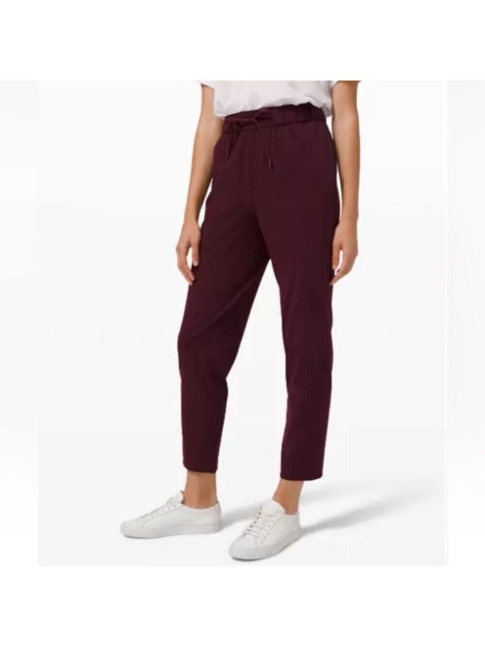 Lululemon Keep Moving 7/8 Pant High Rise Size 8 Cassis Full-On Luxtreme
